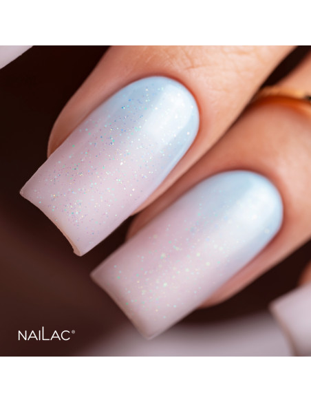 Hybrid top coat OpalX Top Blush Holo NaiLac 7ml