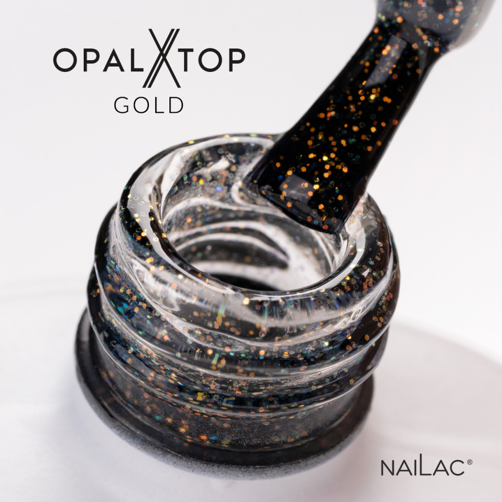 Hybrid top coat OpalX Top Gold NaiLac...