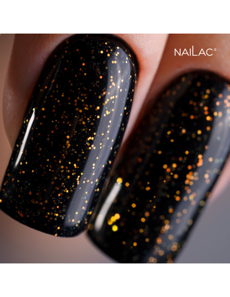 Hybrid top coat OpalX Top Gold NaiLac 7ml