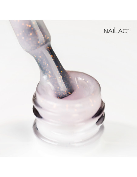 Top hybrydowy OpalX Top Milky Gold NaiLac 7ml