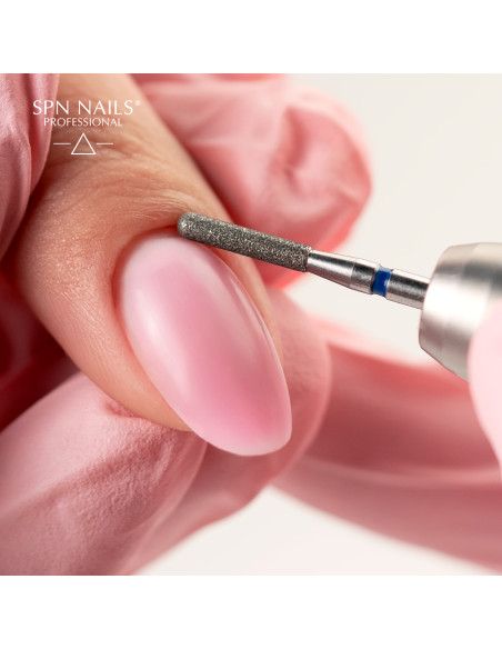Diamond bit for nails, cuticles and feet - a large, cut cylinder