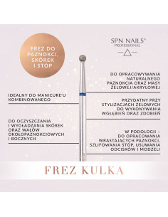 Frez do paznokci, skórek i stóp - kulka 2