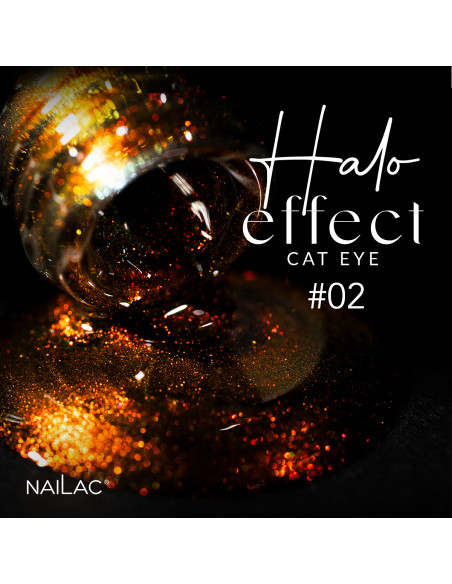 Lakier hybrydowy Halo Effect Cat Eye #02 NaiLac 7ml