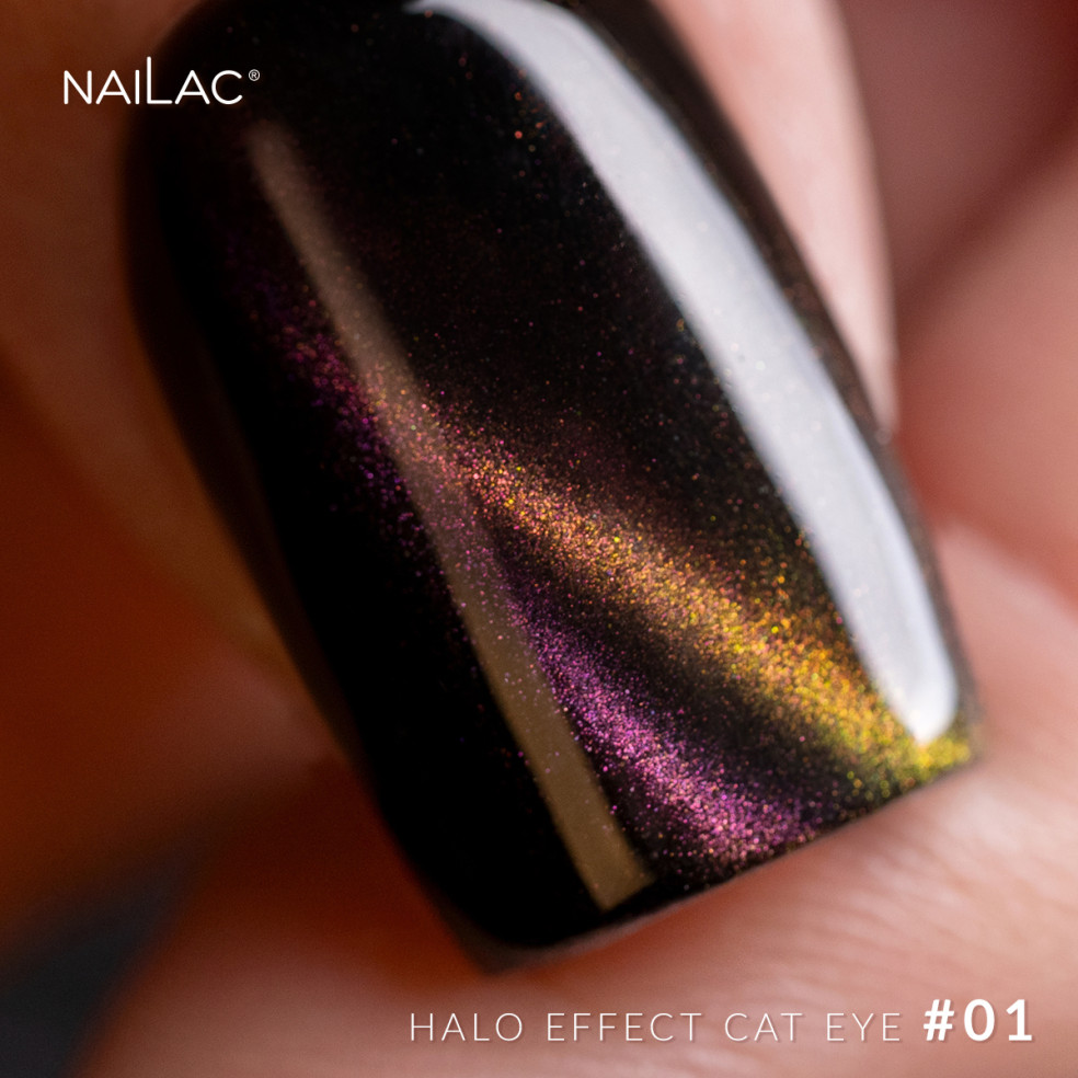 Lakier hybrydowy Halo Effect Cat Eye...