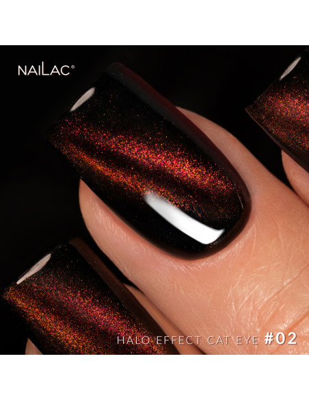 Lakier hybrydowy Halo Effect Cat Eye #02 NaiLac 7ml
