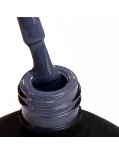 Butelka z lakierem hybyrdowym i splashem w kolorze ciemnym szarym 633 Pastel Iris 2