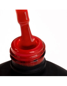 Butelka z lakierem hybrydowym 667 Neon Red i splash w kolorze intensywnej czerwieni 2