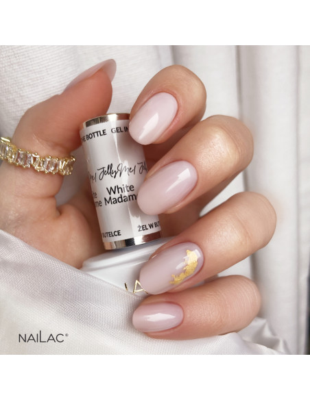 Żel w butelce JellyMe! White Madame NaiLac 7 ml