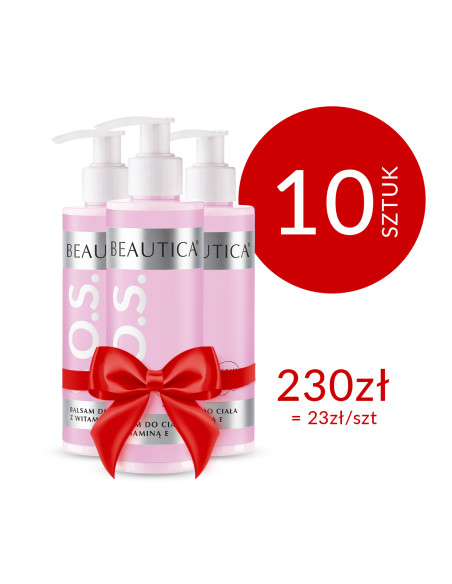 10 x S.O.S - Body lotion with vitamin E 200ml