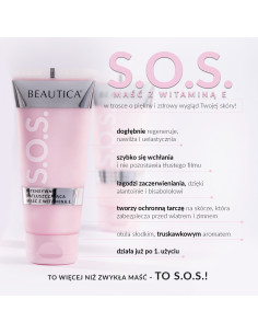 S.O.S - Intensywnie natłuszczająca maść z witaminą E 100ml - BEAUTICA 2