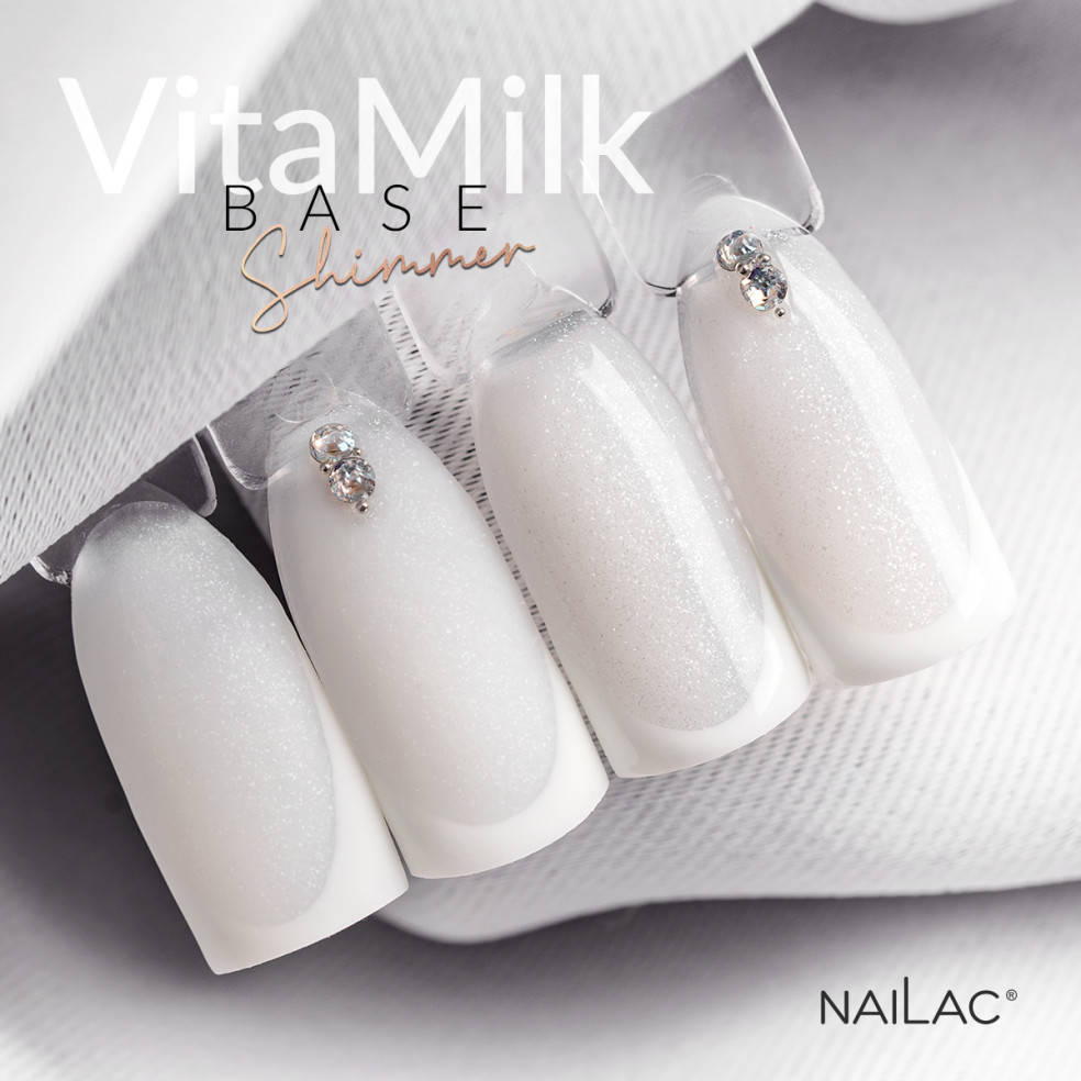 VitaMilk Shimmer Base coat NaiLac 7ml VitaMilk Shimmer Base coat NaiLac 7ml