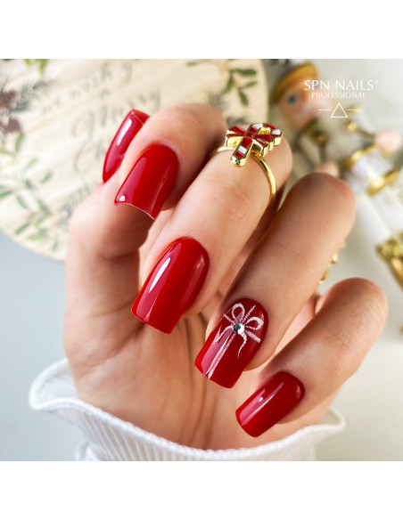 Lakier hybrydowy 1008 Santa's Red UV LaQ 8ml