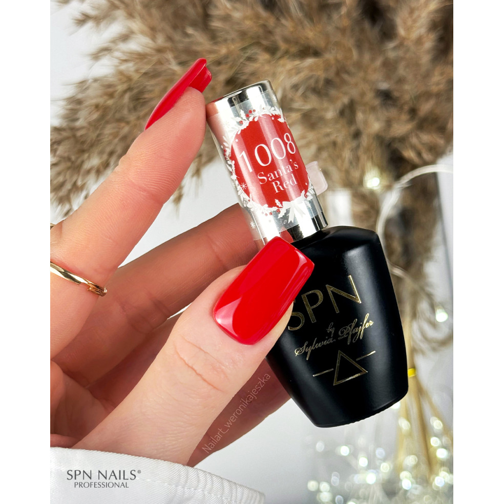 Lakier hybrydowy 1008 Santa's Red UV...