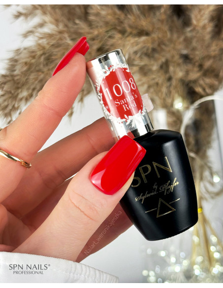 Lakier hybrydowy 1008 Santa's Red UV LaQ 8ml