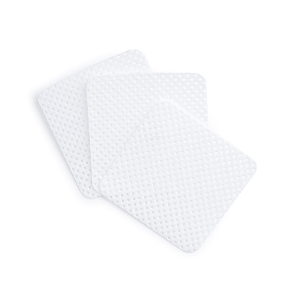 Perforated dustless pads - cotton, white 500pcs