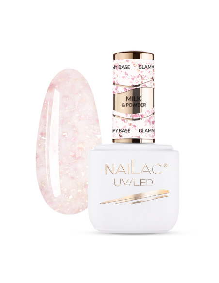 Rubber Base Glammy Base Milk&Powder NaiLac 7ml