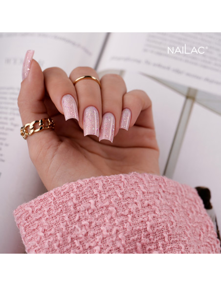 Baza kauczukowa Glammy Base Milk&Purple NaiLac 7ml