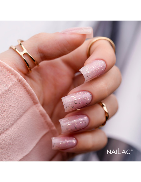 Rubber Base Glammy Base Powder&Rouge NaiLac 7ml