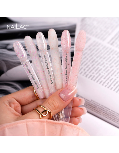 Baza kauczukowa Glammy Base Milk&Powder NaiLac 7ml