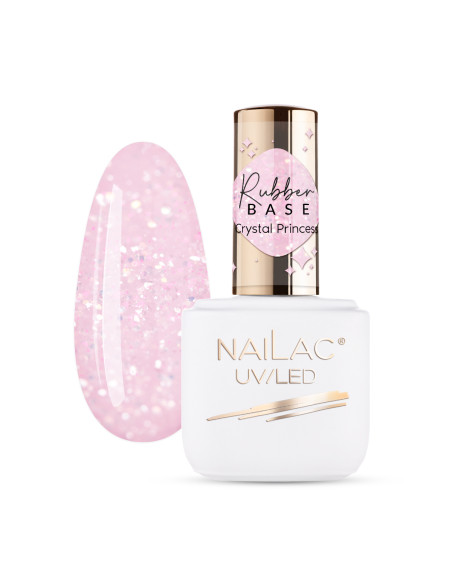 Rubber Base Crystal Princess NaiLac 7ml