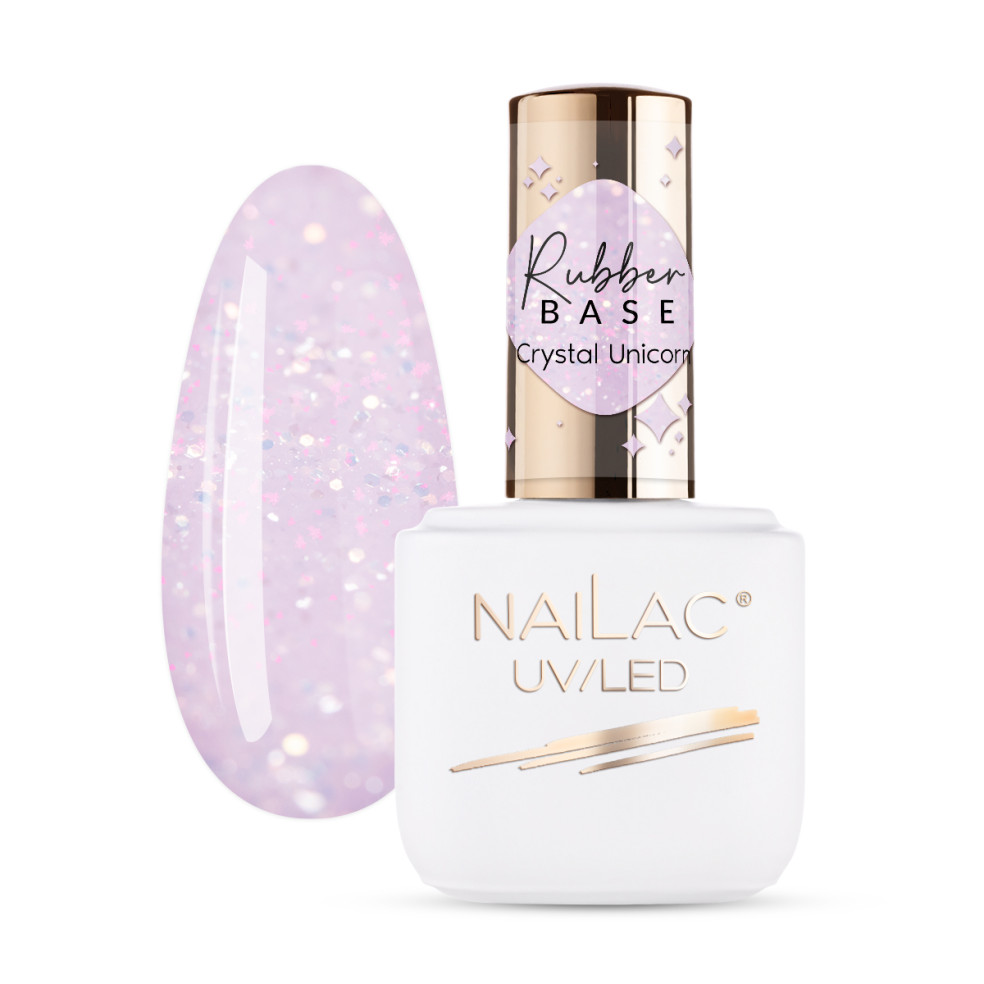 Rubber Base Crystal Unicorn NaiLac 7ml Rubber Base Crystal Unicorn NaiLac 7ml