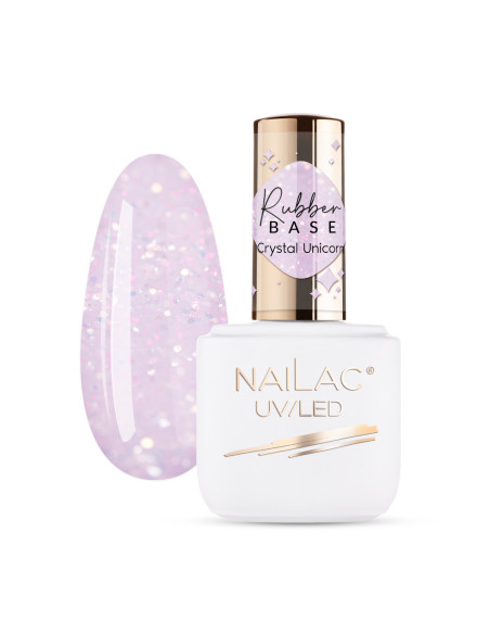 Rubber Base Crystal Unicorn NaiLac 7ml