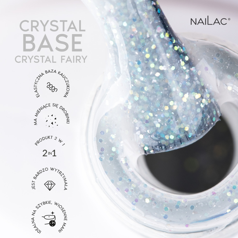 Rubber Base Crystal Fairy NaiLac 7ml