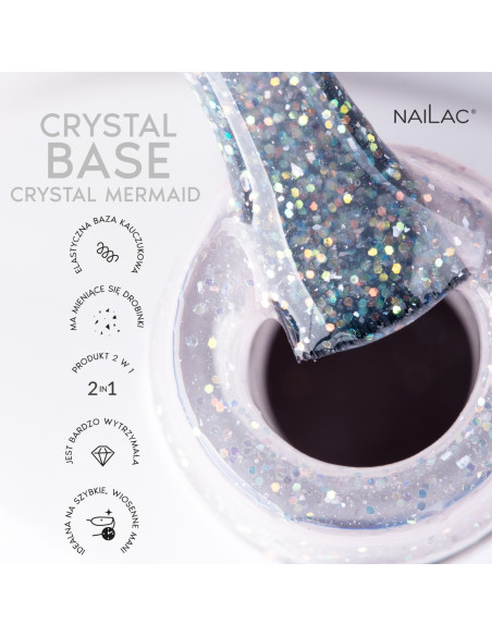 Baza kauczukowa Crystal Mermaid NaiLac 7ml
