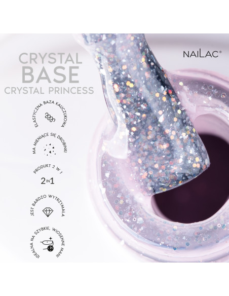 Baza kauczukowa Crystal Princess NaiLac 7ml