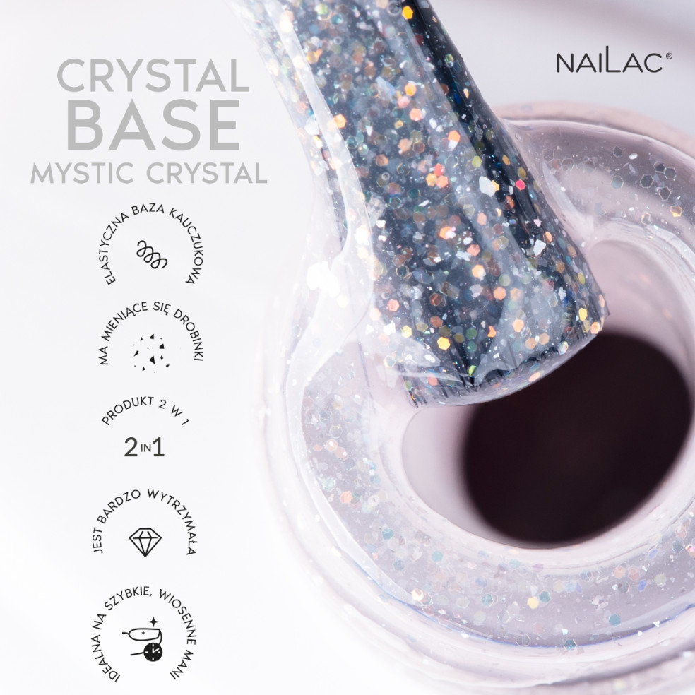 Rubber Base Mystic Crystal NaiLac 7ml