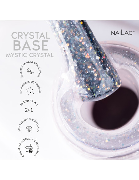 Baza kauczukowa Mystic Crystal NaiLac 7ml