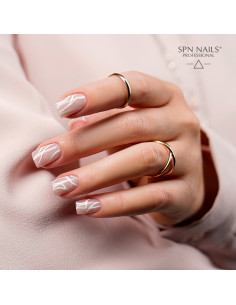 Zbliżenie na żel do przedłużania z wielokolorowymi droinkami flash Builder Flash Gel Sparkling 2