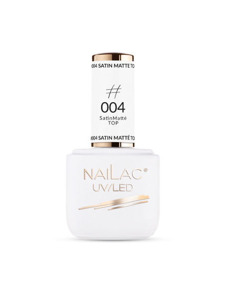 #004 Top hybrydowy - Satin Matté Top NaiLac 7ml