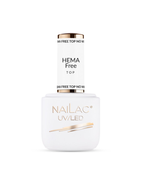 Top hybrydowy HEMA Free No Wipe NaiLac 7ml