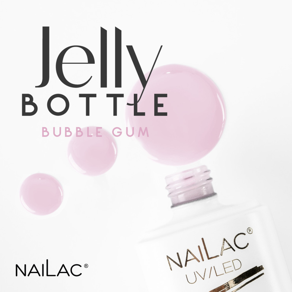 Żel w butelce Jelly Bottle Bubble Gum NaiLac 7ml Żel w butelce Jelly Bottle Bubble Gum NaiLac 7ml