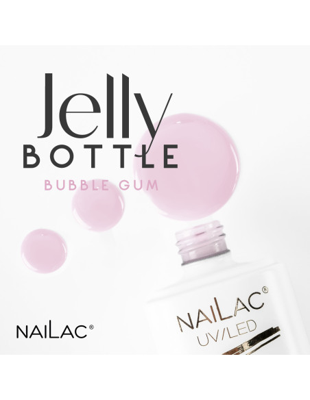 Żel w butelce Jelly Bottle Bubble Gum NaiLac 7ml Żel w butelce Jelly Bottle Bubble Gum NaiLac 7ml