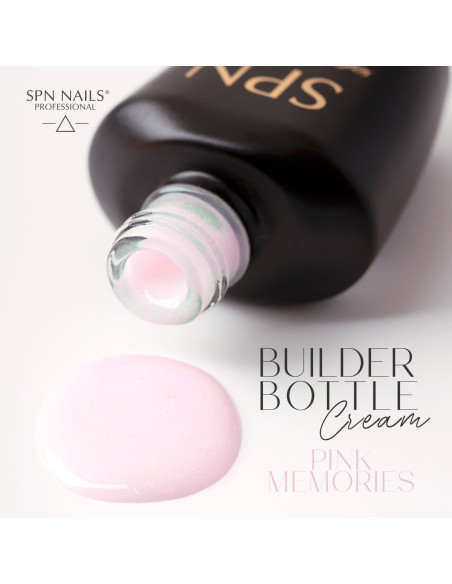 SPN Nails - Żel w butelce Builder Bottle Cream - Pink Memories 10ml