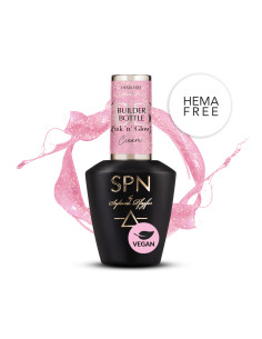 SPN Nails - Builder Bottle Cream - Pink 'n' Glow! 10ml