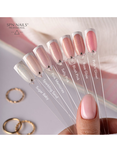 SPN Nails - Żel w butelce Builder Bottle Cream - Pink Memories 10ml