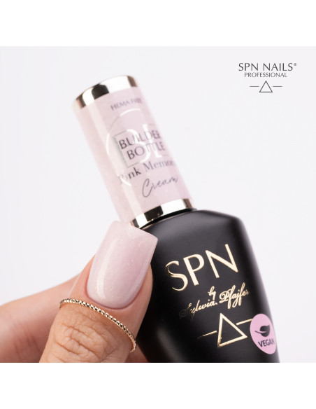SPN Nails - Żel w butelce Builder Bottle Cream - Pink Memories 10ml