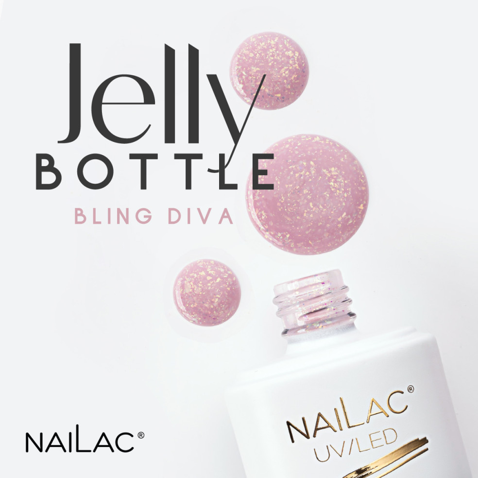 Żel w butelce Jelly Bottle Bling Diva NaiLac 7ml