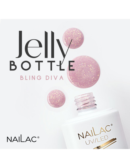 Żel w butelce Jelly Bottle Bling Diva NaiLac 7ml