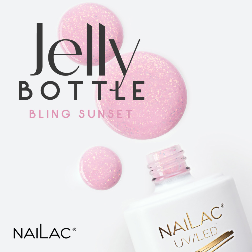 Jelly Bottle Bling Sunset NaiLac 7ml