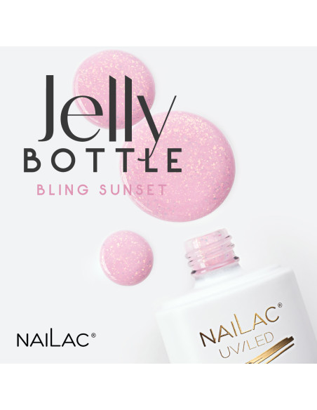 Żel w butelce Jelly Bottle Bling Sunset NaiLac 7ml