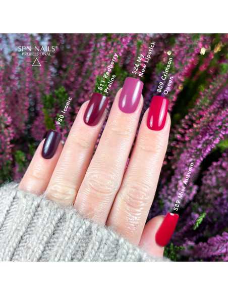 Lakier hybrydowy 809 Crimson Queen UV LaQ 8ml