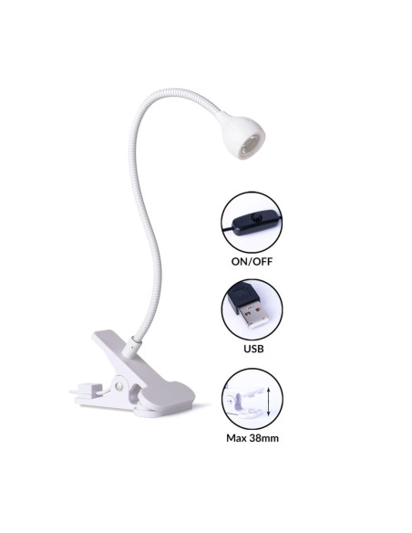 Lampka biurkowa UV LED 5W White