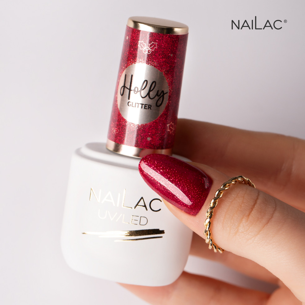 Lakier hybrydowy Holly Glitter NaiLac... Lakier hybrydowy Holly Glitter NaiLac...