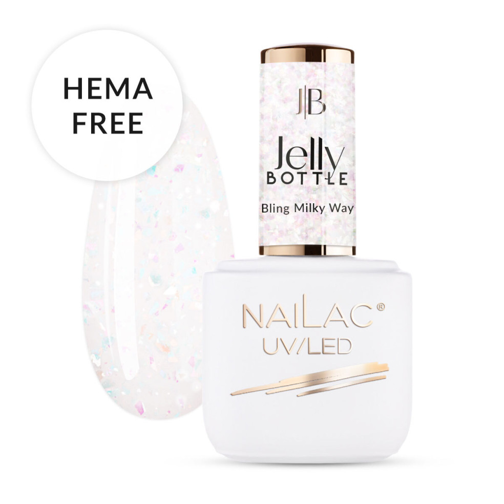 Jelly Bottle Bling Milky Way NaiLac 7ml