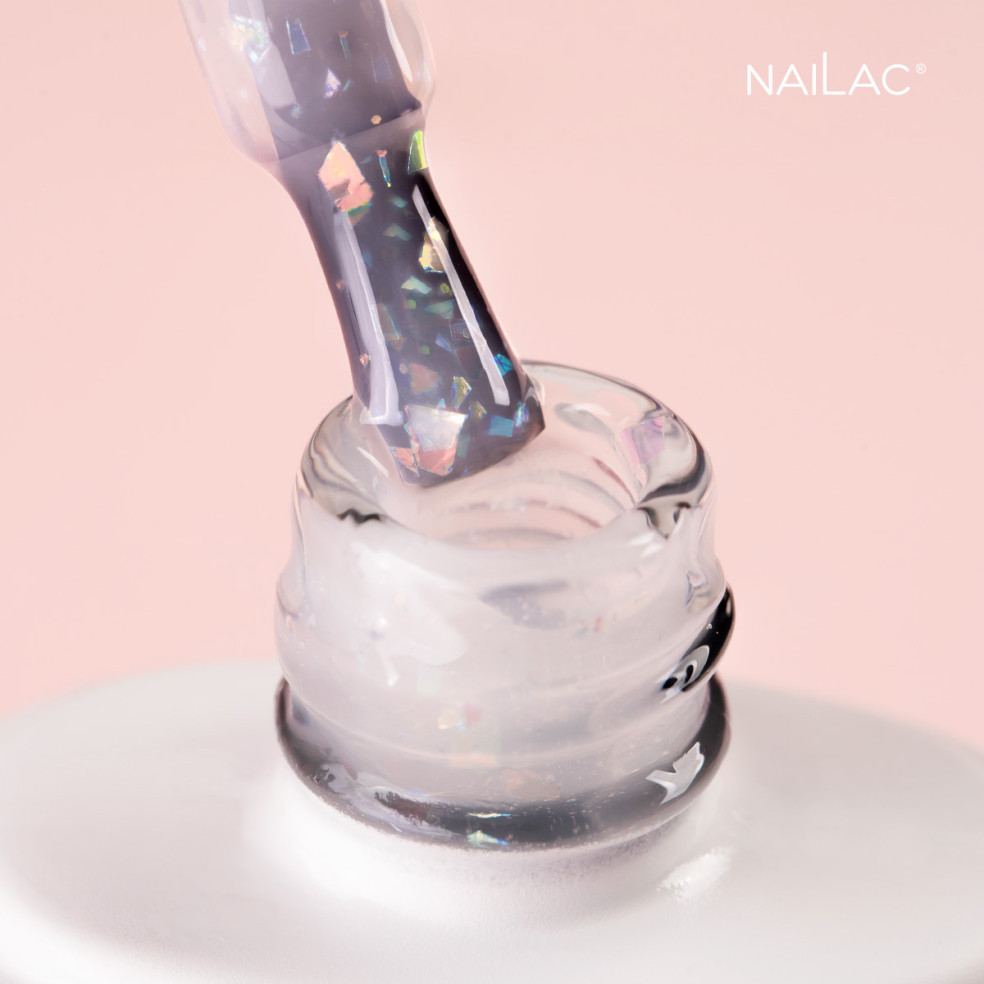 Jelly Bottle Bling Milky Way NaiLac 7ml