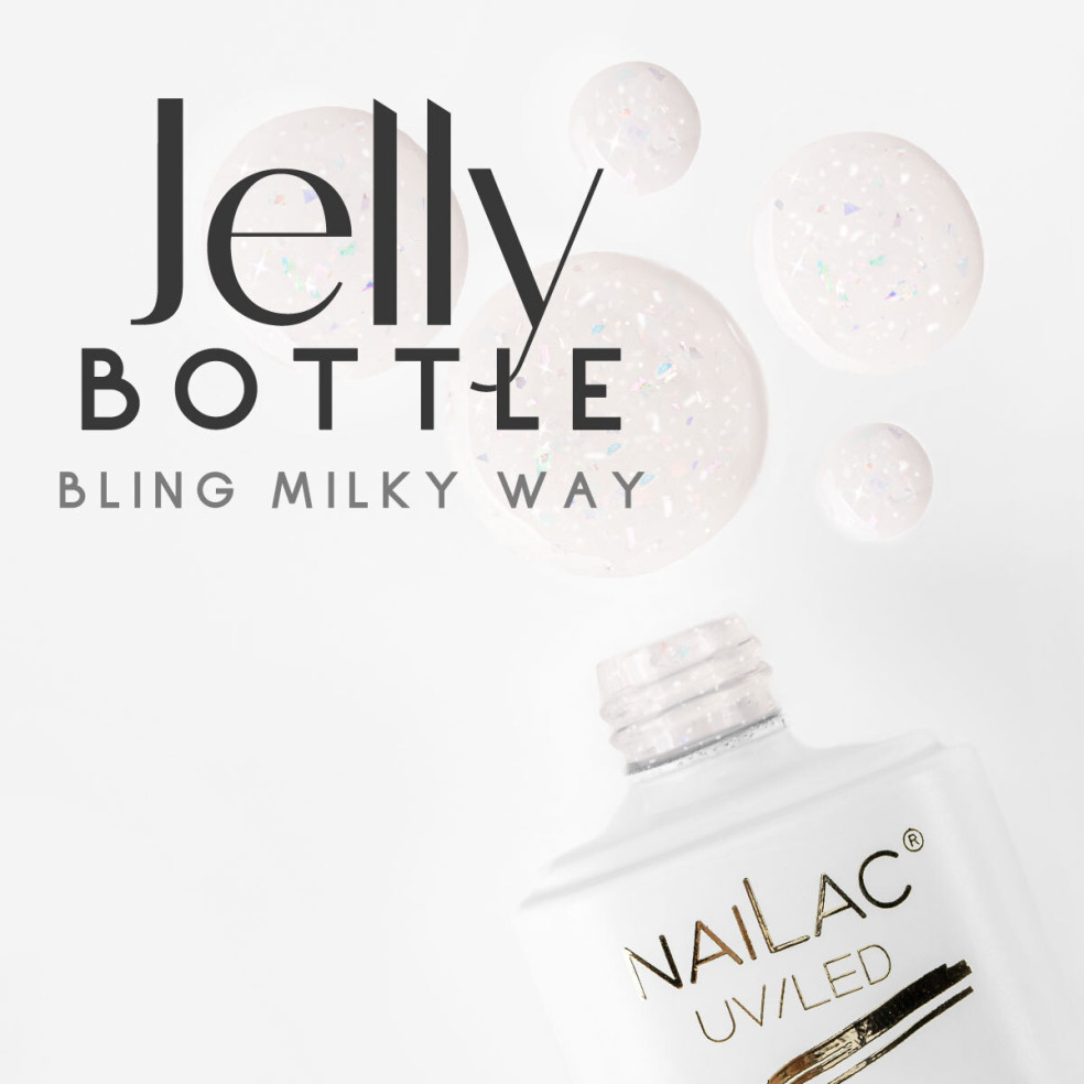 Jelly Bottle Bling Milky Way NaiLac 7ml